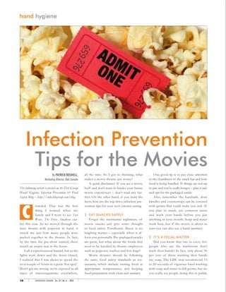 Infection Prevention Tips for the Movies