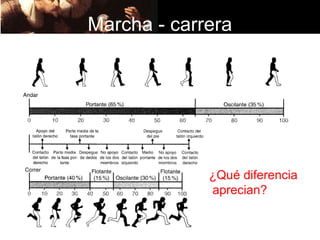 Marcha - carrera




             ¿Qué diferencia
             aprecian?
 