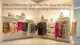 Se7en - Creative Powerpoint Template
96% of Millennials agree that the value for money
is most important when deciding where to shop.
7!
 