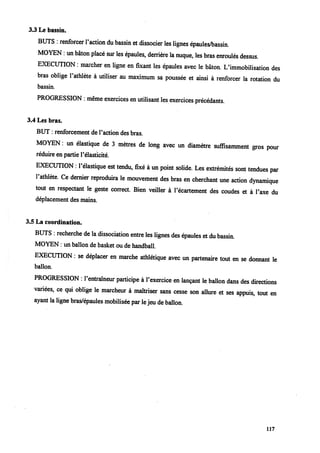 Marche athletique option courses