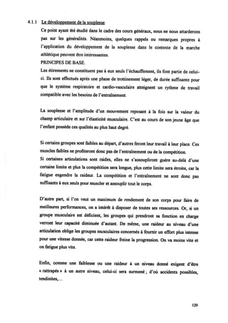 Marche athletique option courses