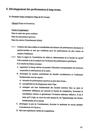 Marche athletique option courses