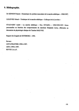 Marche athletique option courses