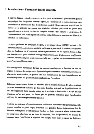 Marche athletique option courses