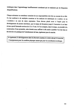 Marche athletique option courses