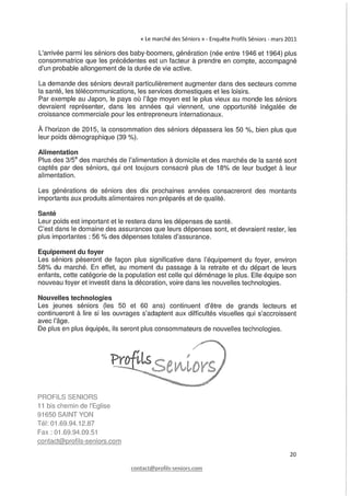 Marche des seniors  2012