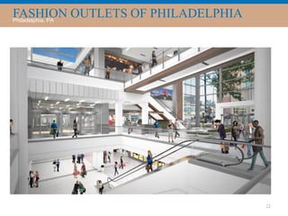 22
FASHION OUTLETS OF PHILADELPHIAPhiladelphia, PA
 