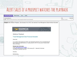 Alertsalesifaprospectwatchestheplayback
 