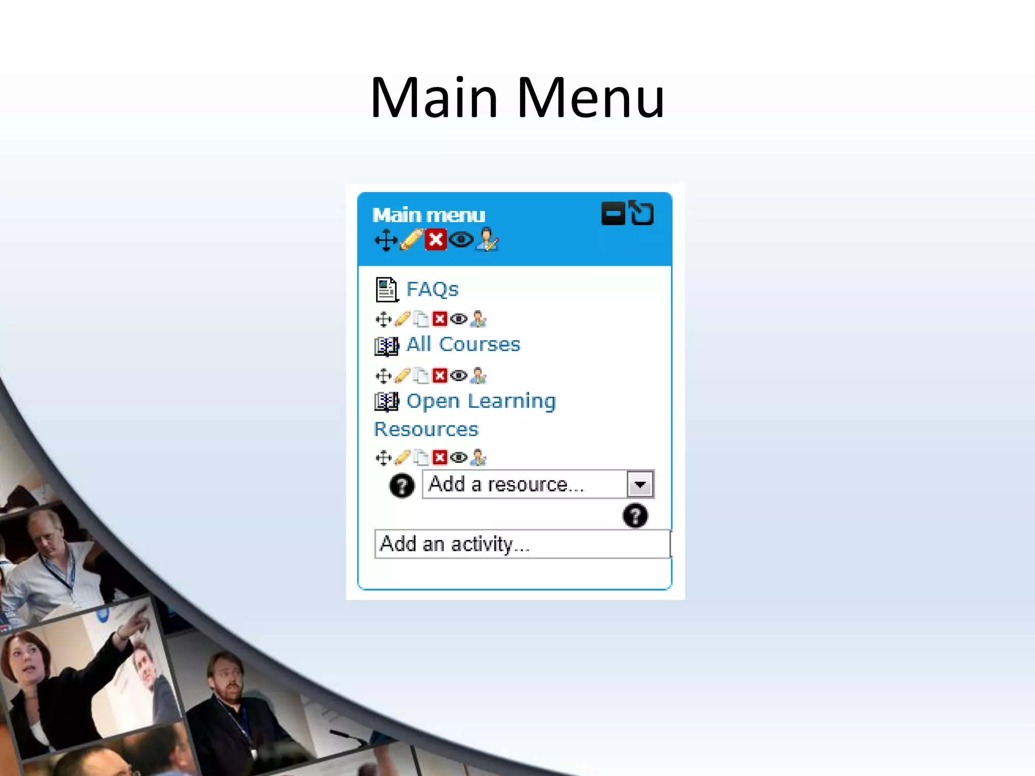 Main Menu
 