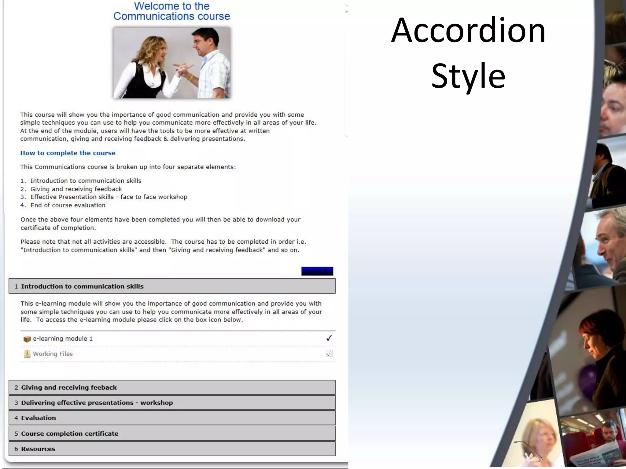 Accordion
  Style
 