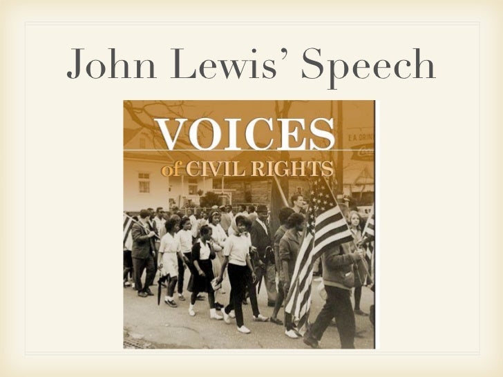 March on washington john lewis