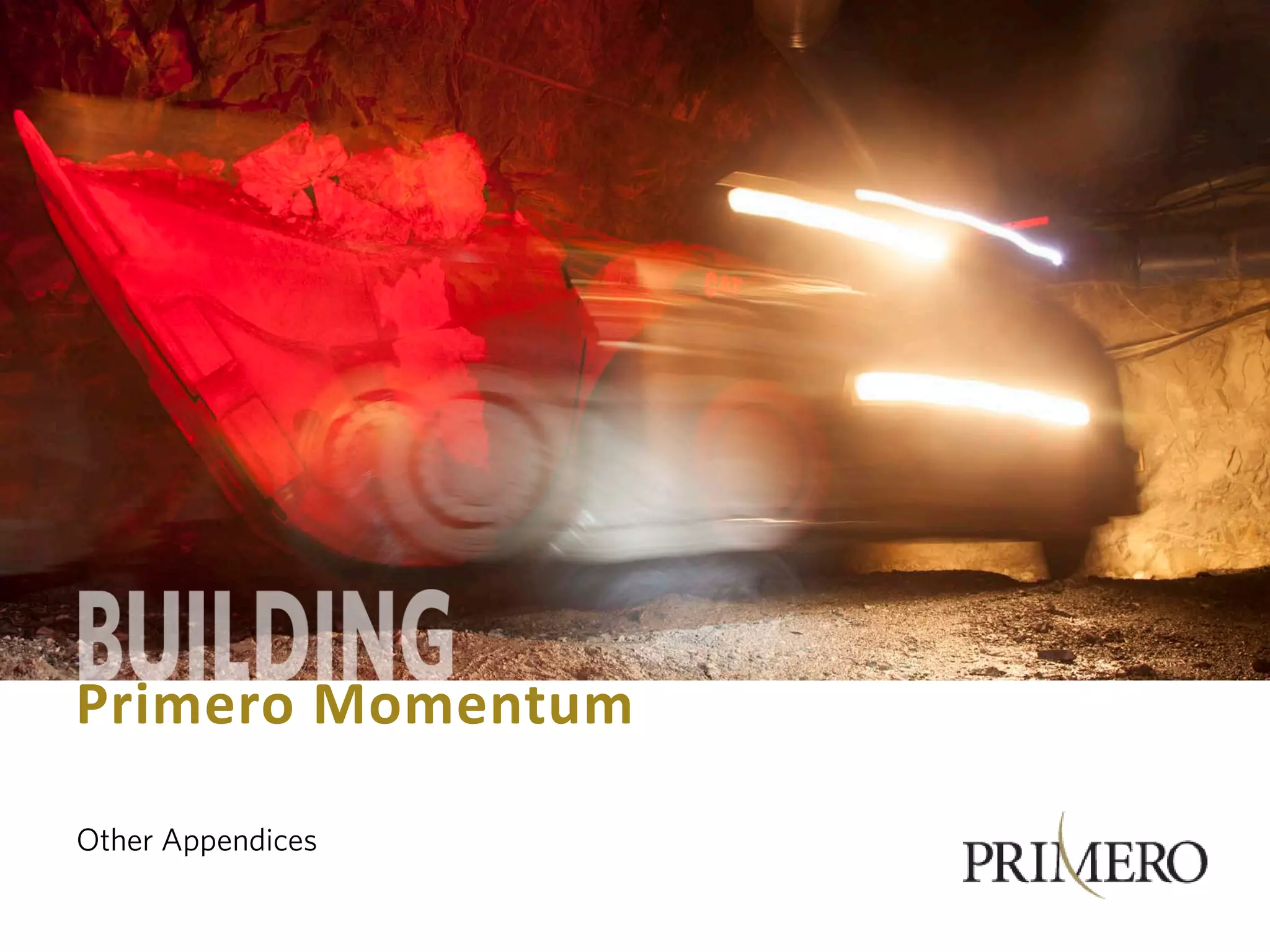 Primero Momentum

Other Appendices
 
