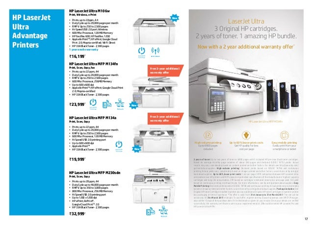 hp 126nw printer specifications