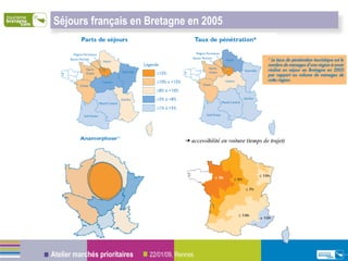 Séjours français en Bretagne en 2005 