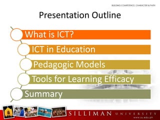 Information & Communication Technology for Learning Efficacy | PPTX