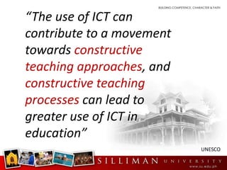 Information & Communication Technology for Learning Efficacy | PPTX