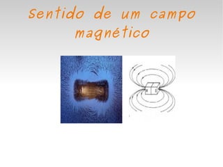 Sentido de um campo magnético 