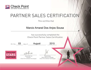 CPSC | Check Point Partner Sales Certification