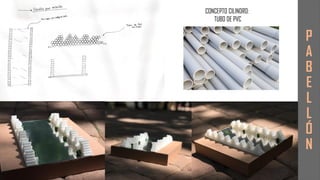 P
A
B
E
L
L
Ó
N
CONCEPTO CILINDRO:
TUBO DE PVC
 