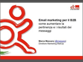 Email marketing per il B2B