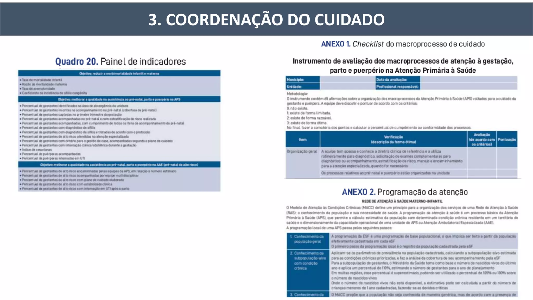 3. COORDENAÇÃO DO CUIDADO