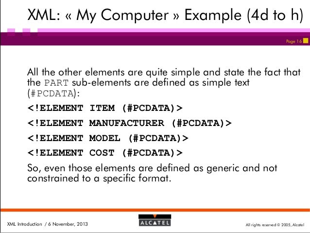XML Introduction
