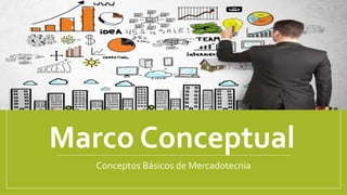 Marco Conceptual
Conceptos Básicos de Mercadotecnia
 