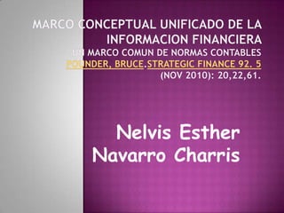 Nelvis Esther
Navarro Charris
 