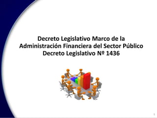 Decreto Legislativo Marco de la
Administración Financiera del Sector Público
Decreto Legislativo Nº 1436
3
 