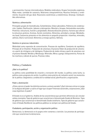34 | DGCyE | Diseño Curricular para ES Ciclo Superior
Estado de derecho
El principio de separación de poderes. Funciones d...