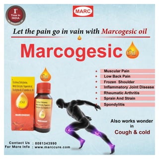 Marcogesic oil 60ml