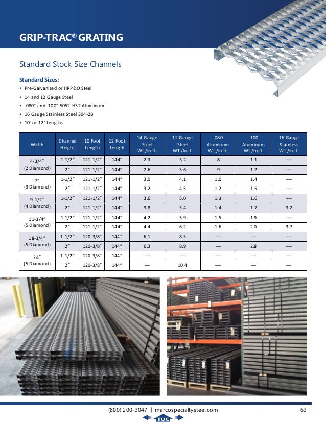Marco Specialty Steel Master Grating Catalog V1