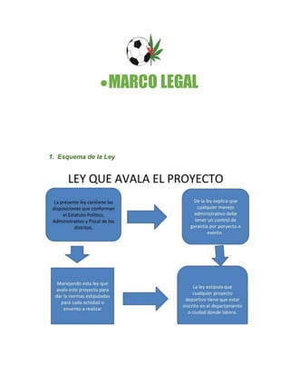  MARCO LEGAL 
1. Esquema de la Ley 
 