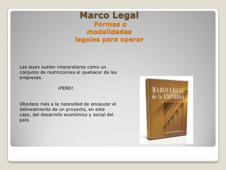 Marco Legal Empresarial