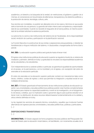 Marco legal educativo_2012 | PDF