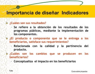 Recursos a disposición del proyecto.
