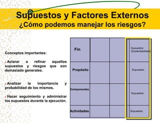 ANÁLISIS DE ALTERNATIVASEs una técnica para: Identificar soluciones alternativas que puedan llegar a ser estrategias del proyecto