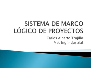 Carlos Alberto Trujillo 
Msc Ing Industrial  