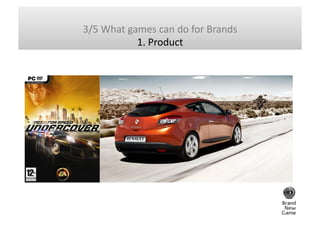 3/5	
  What	
  games	
  can	
  do	
  for	
  Brands	
  	
  
                                     3.	
  Personnel	
  	
  
Pa...