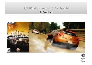 3/5	
  What	
  games	
  can	
  do	
  for	
  Brands	
  	
  
                3.	
  Personnel	
  	
  
 