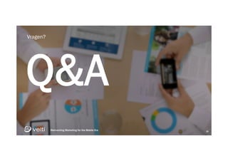Reinventing Marketing for the Mobile Era 3535
Reinventing Marketing for the Mobile Era
Q&A
Vragen?
Reinventing Marketing for the Mobile Era 35
 