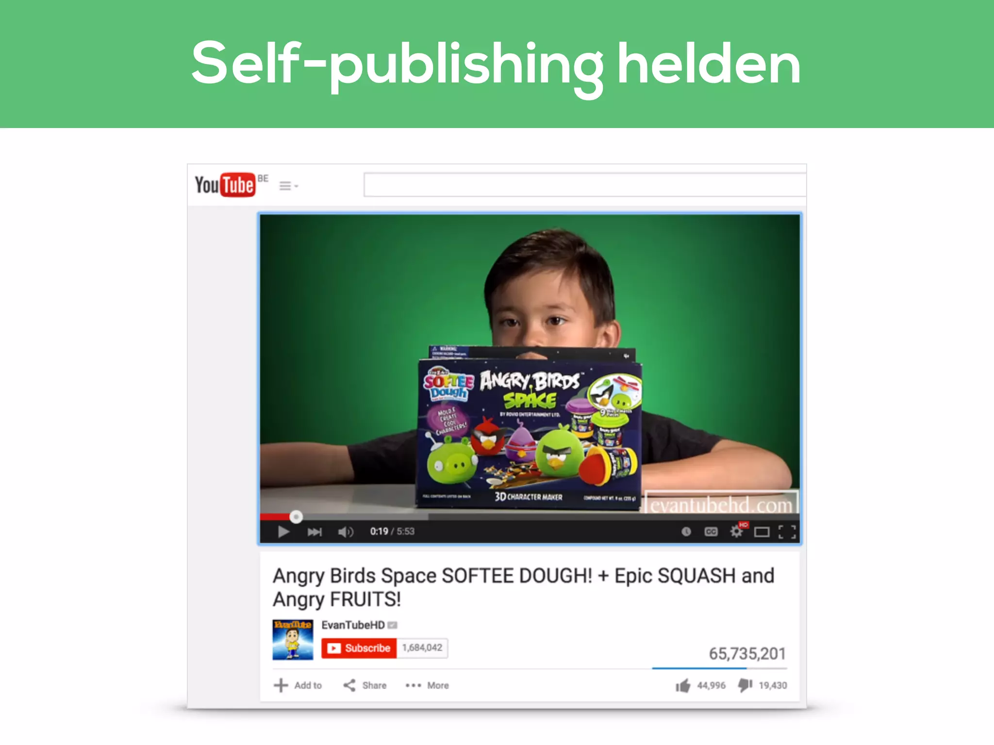 Self-publishing helden
 