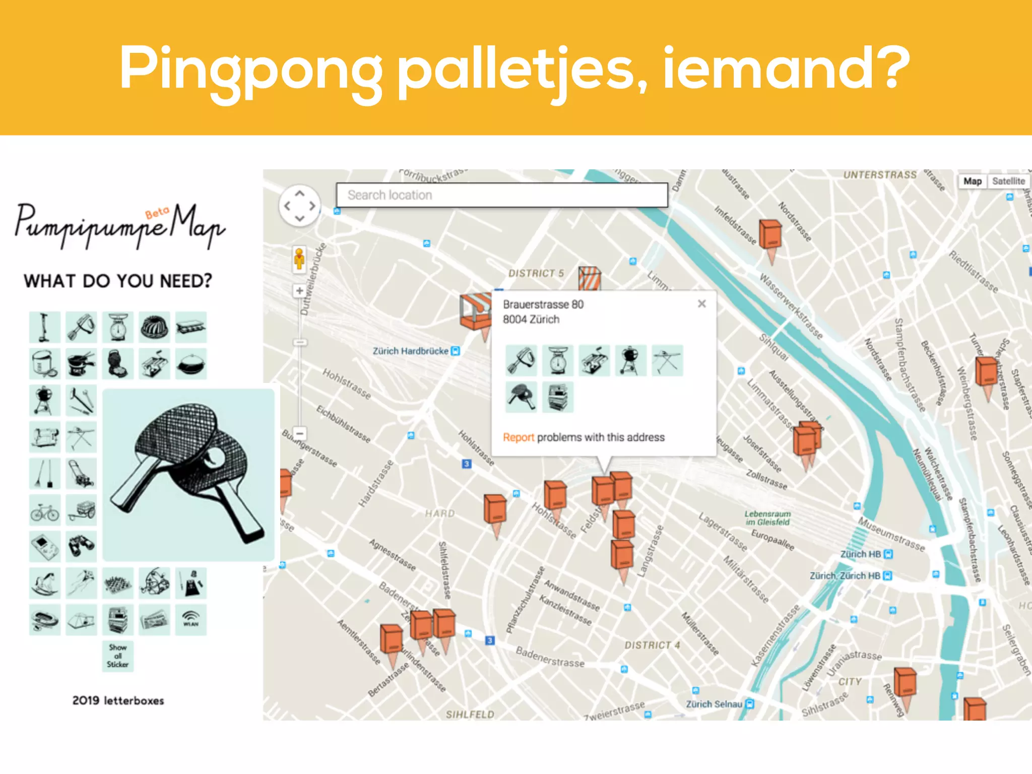 Pingpong palletjes, iemand?
 