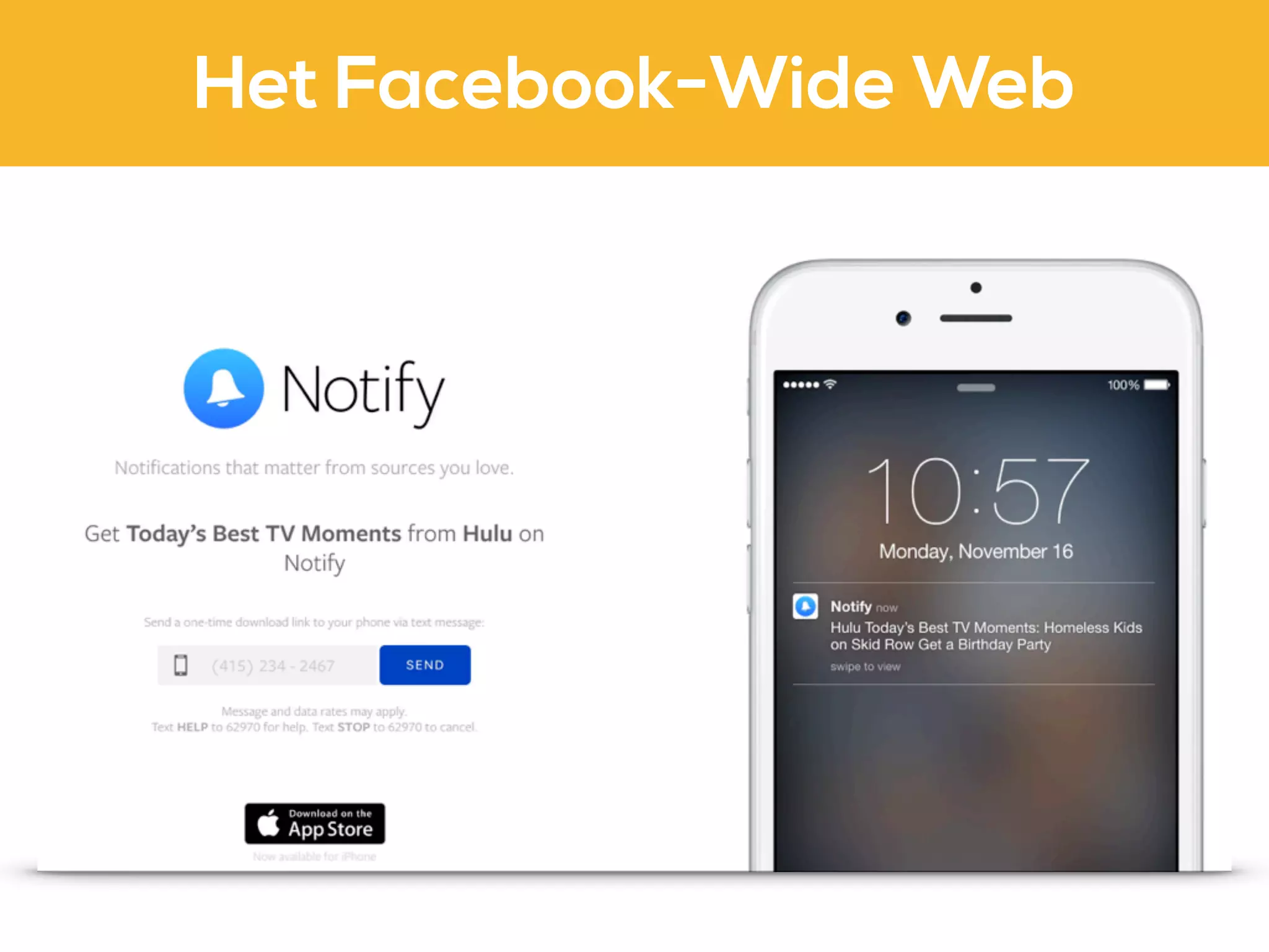 Het Facebook-Wide Web
 