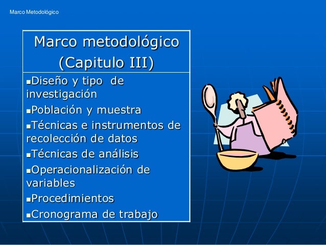 Marco metodológico