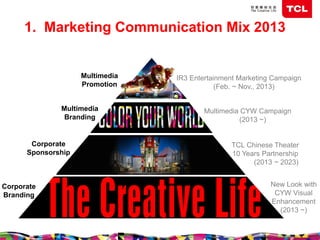 Marketing Communications Planning for TCL Multimedia Overseas 2013 | PDF