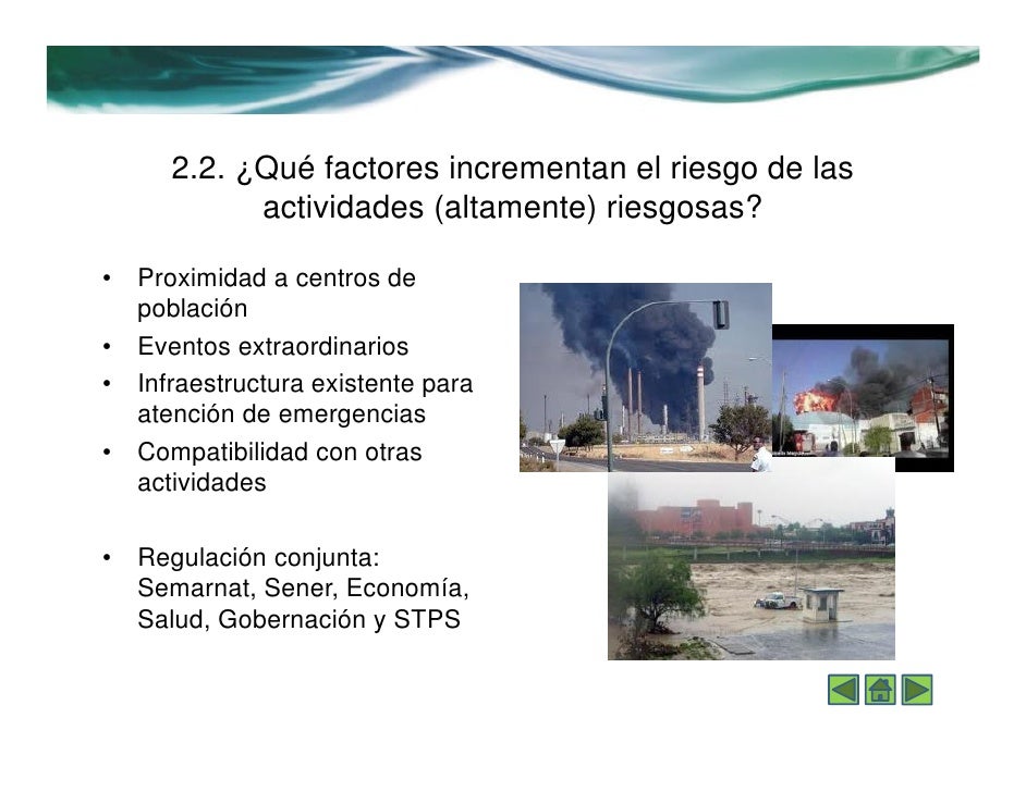 Marco Normativo de las Actividades Altamente Riesgosas