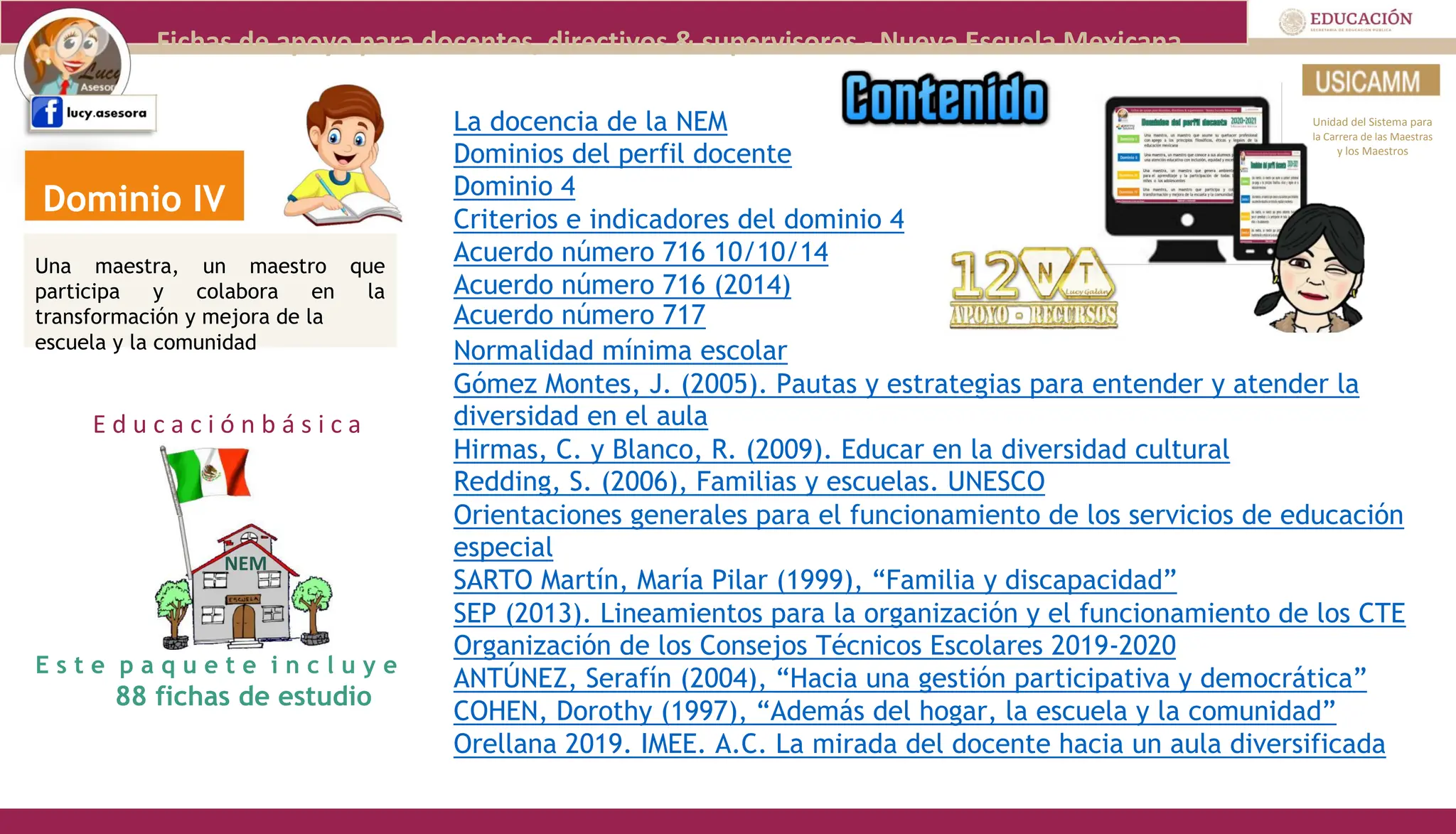 2024 Marco Para La Excelencia En La Enseanza Y La Gestin Escolar En