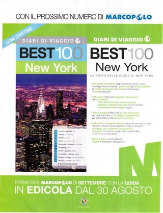 CoN   lL   PRoSSlMo NUMERO Dl                                       MÁŘCoPůrto



BEST                                       BEST
                                                   New York
                                                                                   :   aoo     (Jr   lat Ss nla tlend'! cháril
                                           mareggevoe e cornpela                                                 gl
                                           gll                                         e               p Lr   aler-.ssaf:
                                                        irT]ntancal)

                                                                r   cclrc d
                                           Lrtil   c)                :


                                                                                           e
                                                                     ,e                                       da naln per(lere
                                                                                       e                 r'   !l cr

                                                                         d    Neť., York
                                           per o!r argomerto.
                                           per VVere 1t]1ta a cttá

                                                                                 e                     selcT onat Der oUn a{r.odc
                                           de arnc tneraa l)ersona zzat paaiLttte astL,az!f

               @ r"."r'       ntst'utt"                       Pcr 'pr lrc         ','irq!.     c rr? a al .t.de Lle.tr
               @ veoure                    e per    it    a   {i)ncsce bene
               ll p...r.,                                            .   n(]]ae a ÍabeILCo.
                !t   nor"r                               e    lustraŽ        on foto!]raí Che
                !t   B   sto,ant, brunch
                !t   sr.opp'ns

                !t   MUsel galleÍie
                !    cunosilá lndllizzl
                !    vrero'
                              "on",gl
                !    Novltá      evenri
 