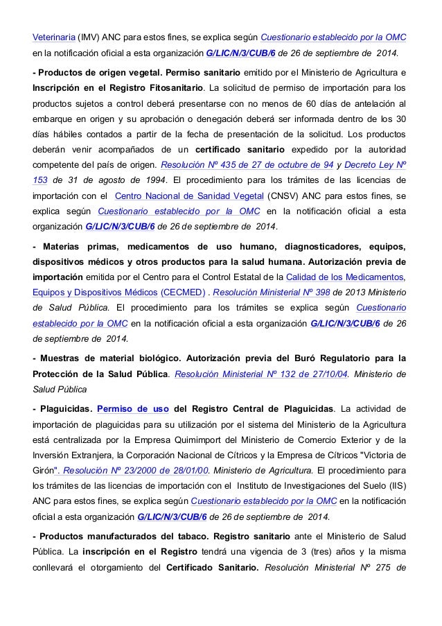 Marco Regulatorio del Comercio Exterior en Cuba